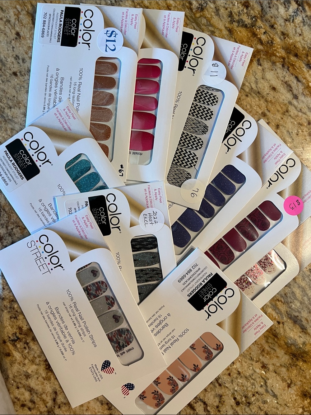 Lot - 190 sets of Color Street Nail Strips - Picture 4 of 16